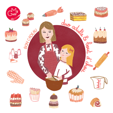 BON CADEAU - Cours DUO ADULTE/BOUT D’CHOU (à partir de 3 ans et demi)